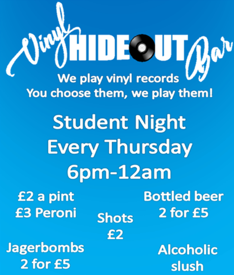 VINYL HIDEOUT BAR