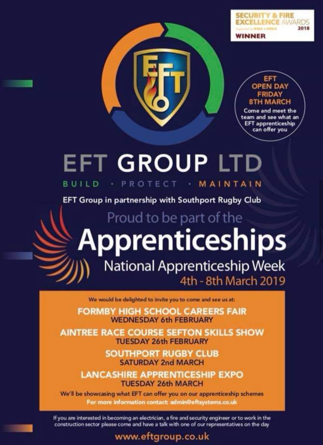 Today Apprenticeship Opportunities Eft Group Ltd On The Spot Ots News Southport