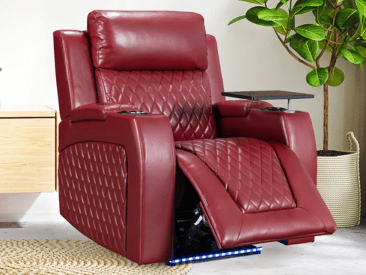 Leather Recliner Sofa